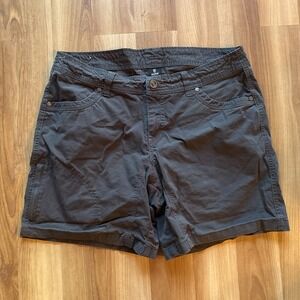 KUHL Splash 5.5" Shorts, Shadow/Charcoal Grey, Size 12 Hiking/Hidden Zip Pockets